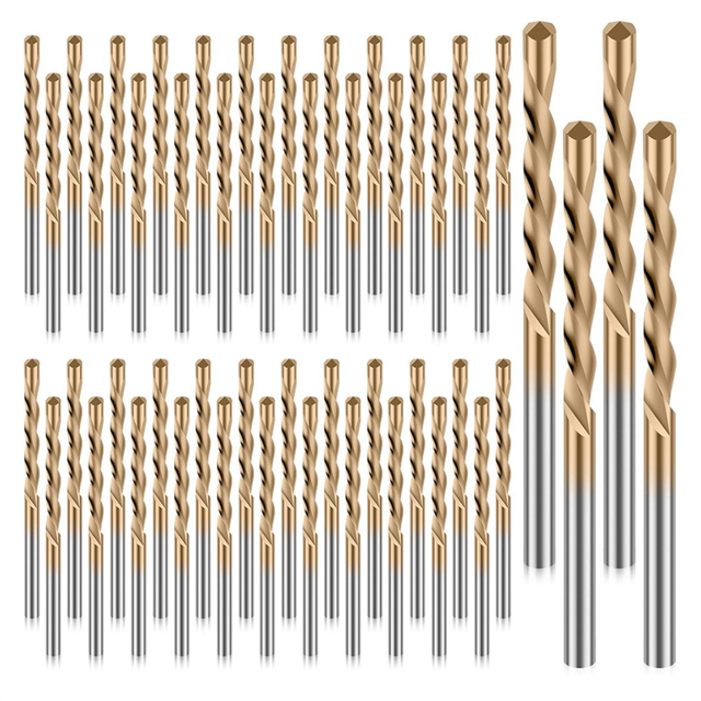 50Pcs Drywall Bit, 1/8 Inch Spiral Saw Tip Cutting Bits
