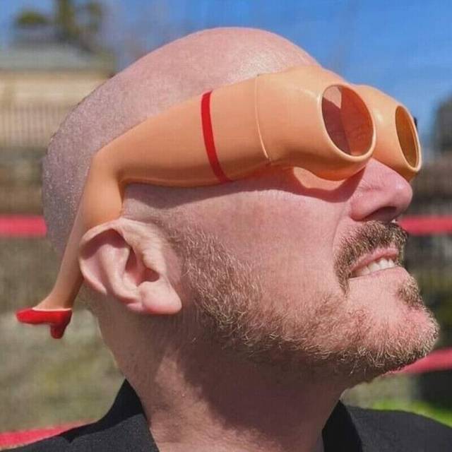 Novelty Leg Buttocks Sunglasses Plastic Creative Prop Halloween Funny Party