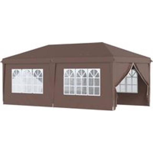 3 x 6 m Pop Up Gazebo with Sides and Windows