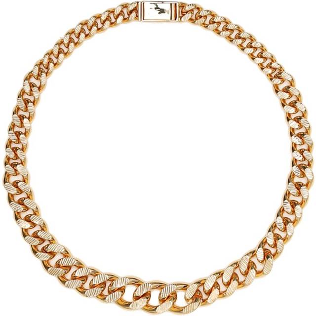 Jil Sander - cable chain necklace - women - Brass - M - Gold