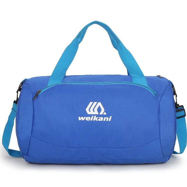 Sports Gym Bag for Women and Men Travel Duffel Bag with Wet Compartments purple