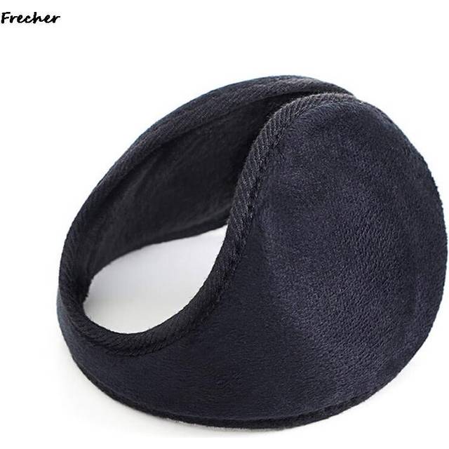 (BK) Soft Thicken Plush Winter Earmuffs Warm Ear Cover Cold Protection Comfort