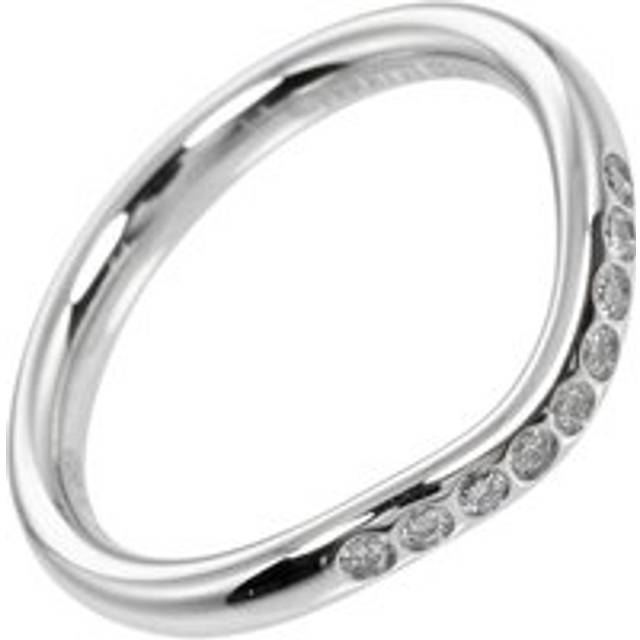 Womens Preloved Victoria Diamond Ring Wo - Silver - Grey - One Size