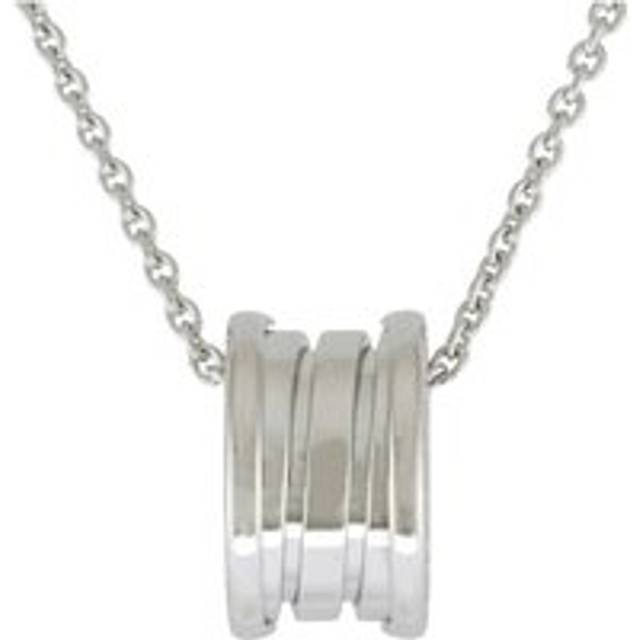 Womens Preloved Bzero1 Pendant Necklace Silver Wo - Grey - One Size