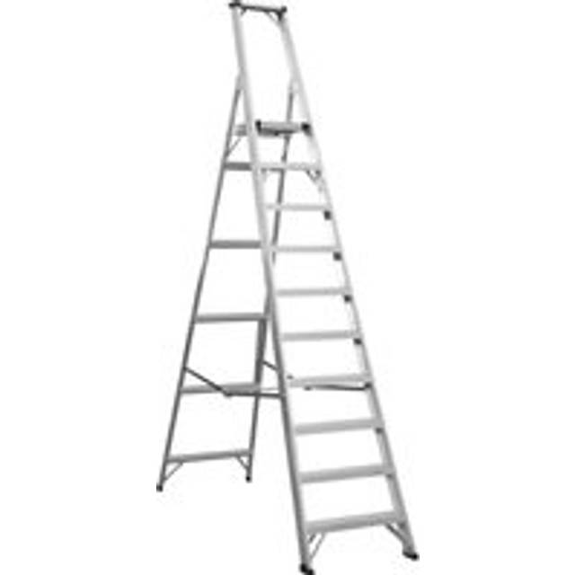 Sealey AXL10 Aluminium Step Ladder 10-tread Industrial Bs 2037/1