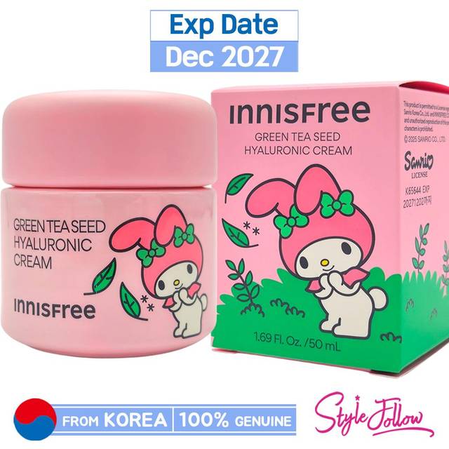 SANRIO ver_[INNISFREE] Green Tea Seed Hyaluronic Cream 50ml 1pc (50ml)