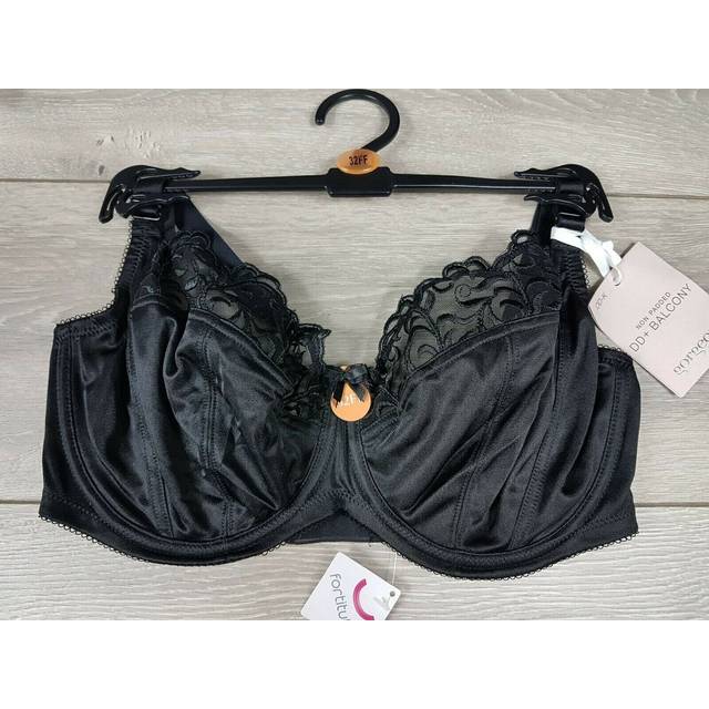 Debenhams gilda embroidery non padded underwired balcony bra uk 32ff eu70ff e121