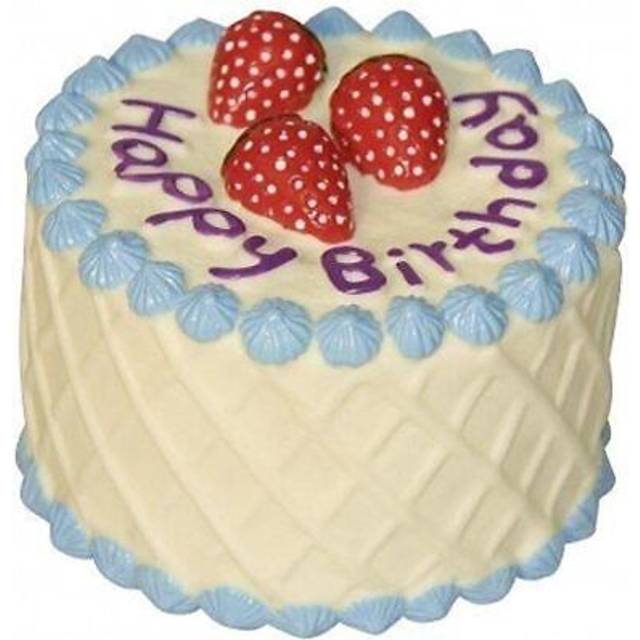 Kerbl birthday cake dog toy, 10 cm(color may vary)