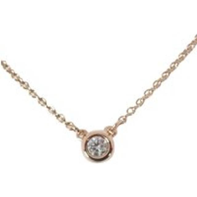 Womens Preloved Bezet Diamond Pendant Rose Gold Wo - Metallics - One Size