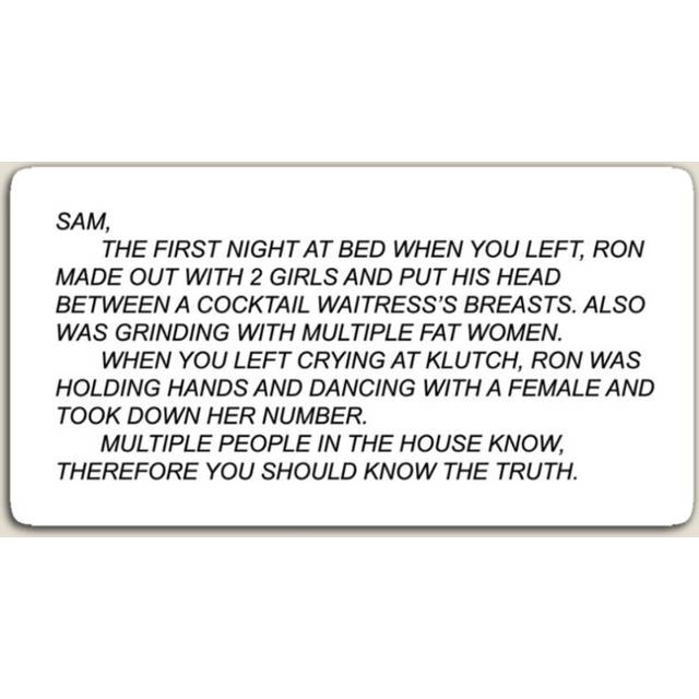 Fridge Magnets Snooki's Message to Sammi Acrylic Meme Decoration for Home Kitchen Office
