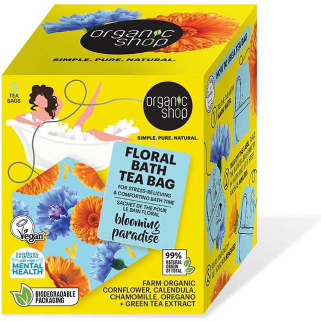 Floral Bath Tea Bag Blooming paradise 3 x 50g