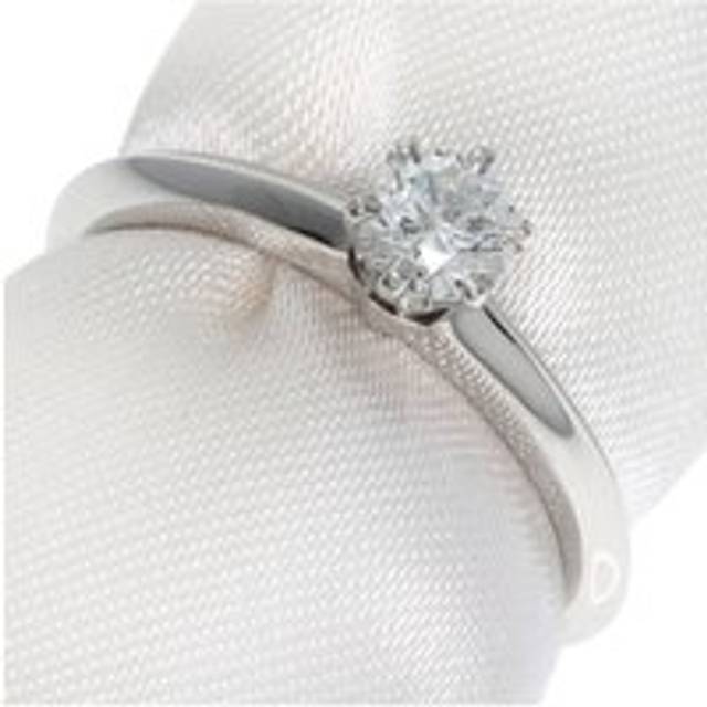 Preloved Tiffany Setting Solitaire Diamond Ring Women - Silver - Grey - One Size