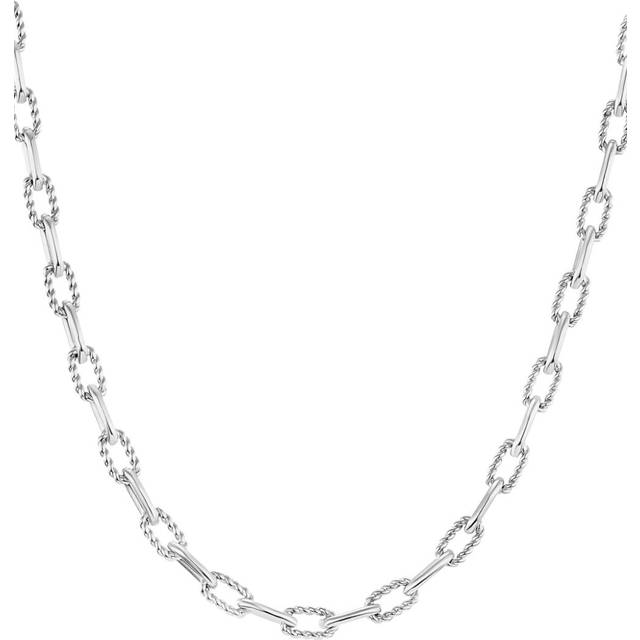 David Yurman - sterling silver DY Madison chain necklace (3mm) - women - Sterling Silver - One Size