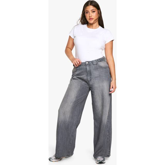 Womens The Plus Carpenter Jean - Grey - 24/30L