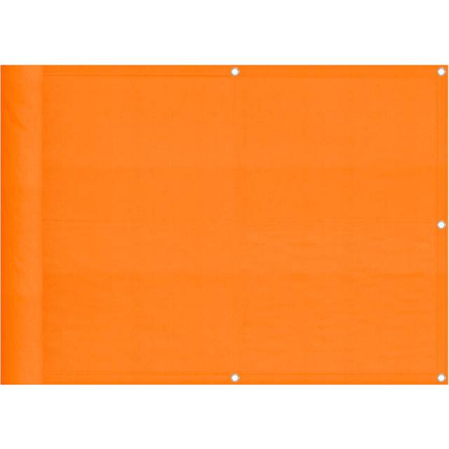 vidaXL Balcony Screen Orange 75x800 cm 100% Polyester Oxford - orange