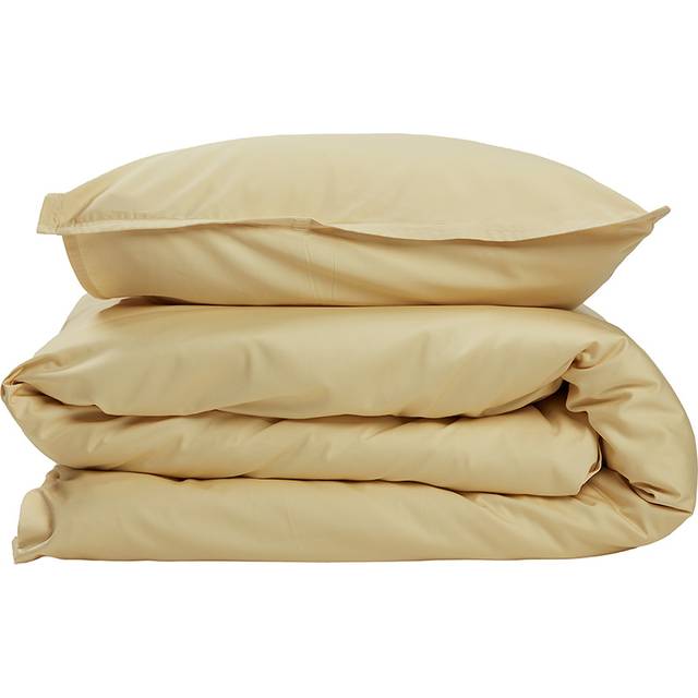 Gripsholm Påslakanset Bamboo Solid Pale Yellow