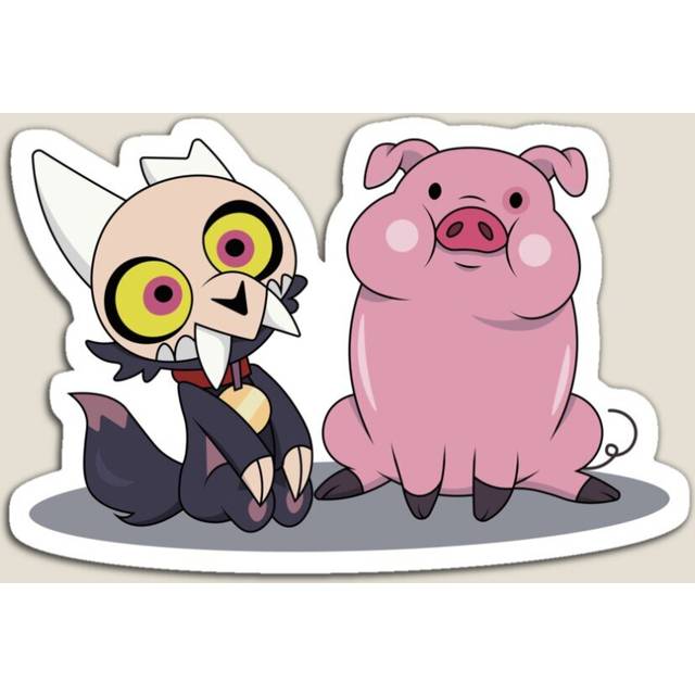 Fridge Magnets King and Waddles Acrylic Meme Decoration for Home Kitchen Office