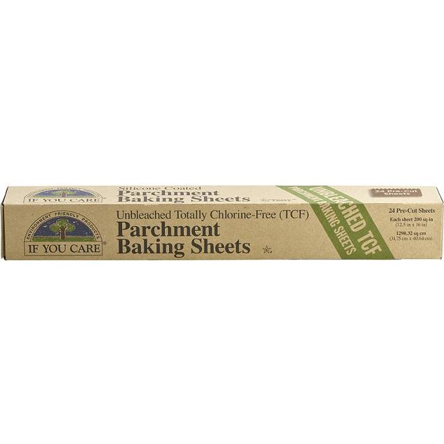 If You Care 24 Unbleached Baking Parchment Paper Sheets 41Cm X 32Cm
