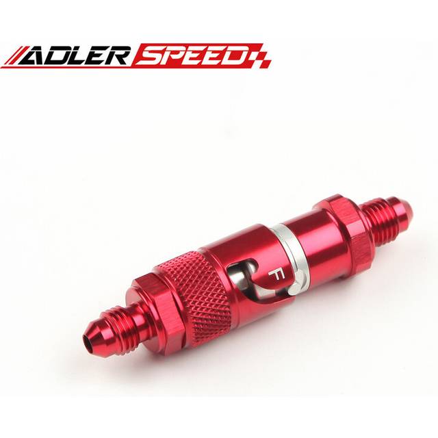 Aluminum AN-4 AN4 Brake Line Hose Fluid Quick Release Connect Fitting Adapter Kit