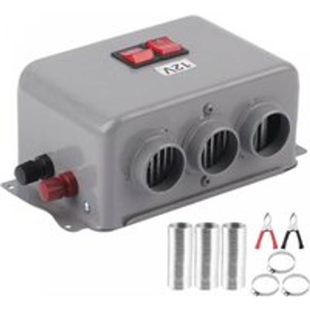 12V Car Heater, 600W-800W 3 Holes Fast Heating Warmer Frost Removal Windshield Defroster Auto Heater Fan Demister Defroster Winter Warmer Fast