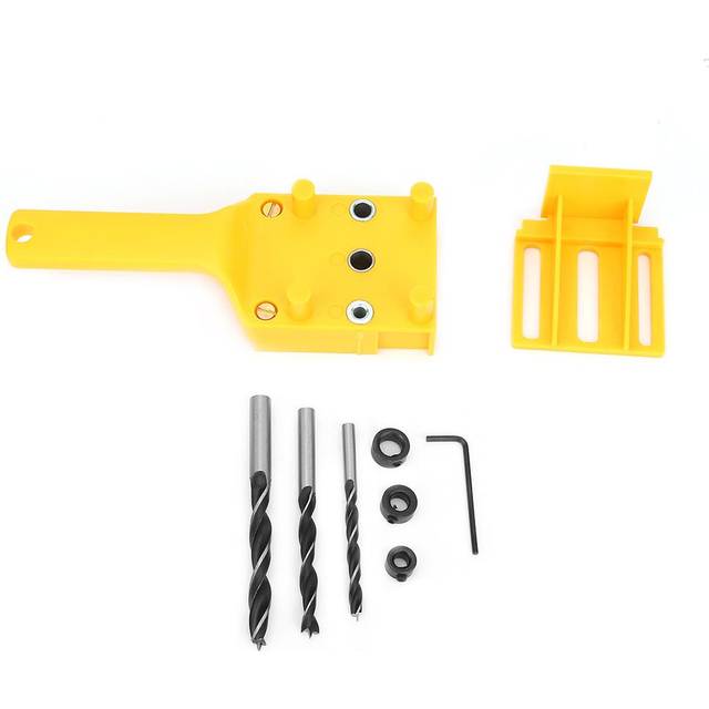Handheld Woodworking Doweling Jig 6810mm Drill Guide Wood Drilling Hole Locator
