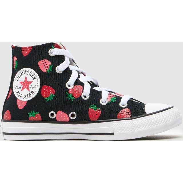 Converse Black Multi All Star Hi Girls Junior Trainers