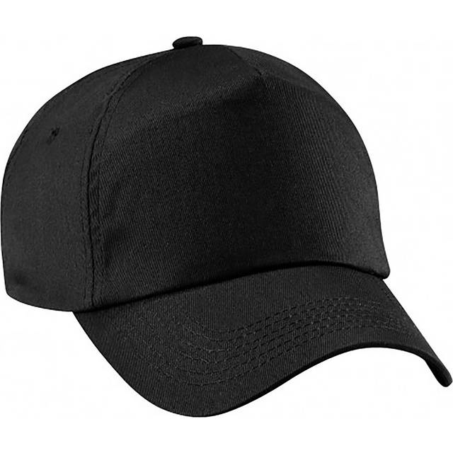 (One Size, Black) Beechfield Unisex Plain Original 5 Panel Baseball Cap
