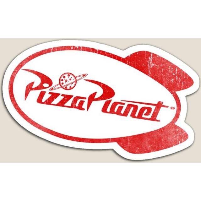 Fridge Magnets Pizza Planet Acrylic Meme Decoration for Home Kitchen Office