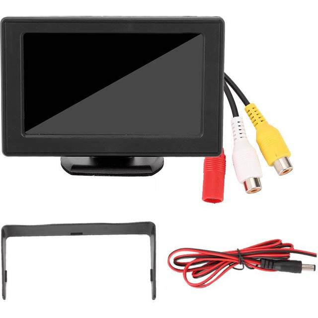 4.3in 3W TFT LCD Screen Car Rearview 2Way AV Input HD Monitor for DVD Reverse Camera