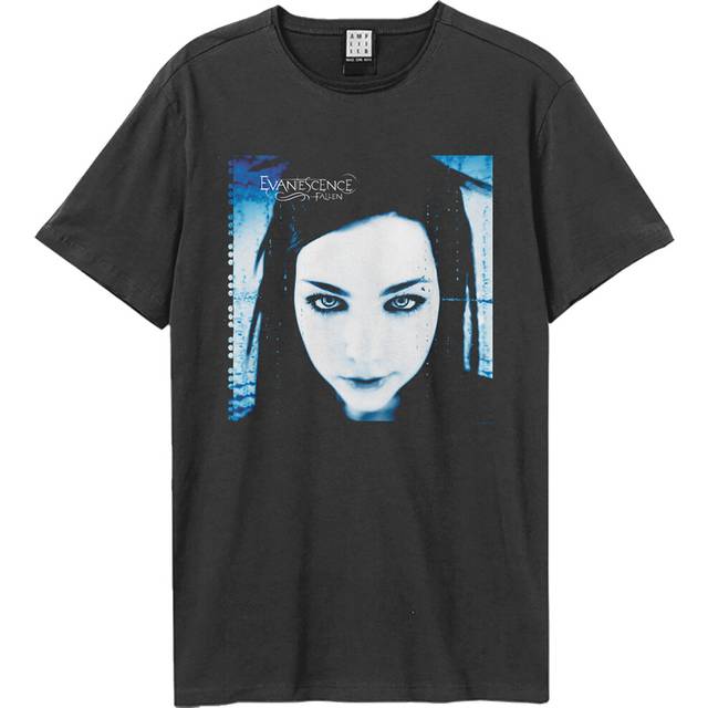 (XL, Charcoal) Amplified Unisex Adult Fallen Evanescence T-Shirt