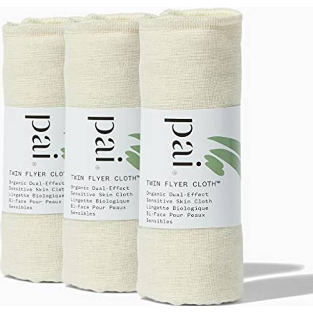 London Organic Muslin Face Cloths for Gentle Cleansing and Exfoliation Reusable Skin Cleansing Wipe for Sensitive Skin Twin Flyer Extra Gentle Pack of