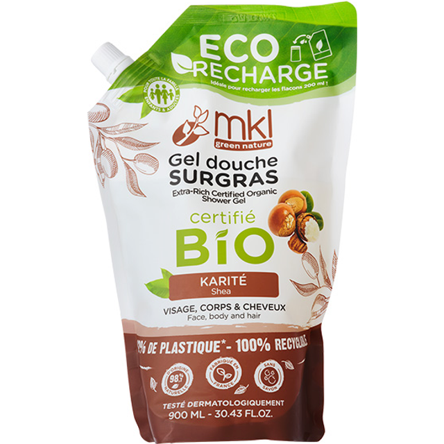 Green Nature Økologisk Karité Surgras Shower Gel 900ml