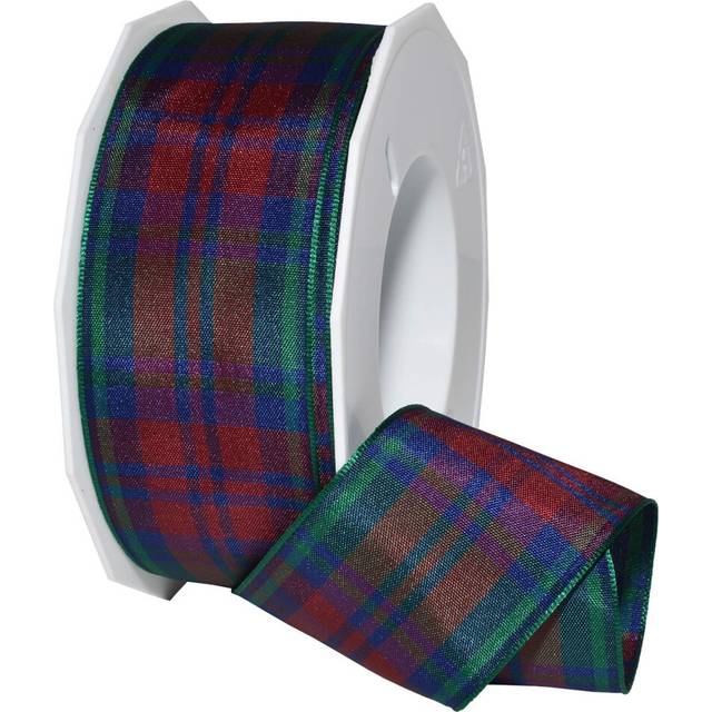 Morex Ribbon 975 Edinburgh Ribbon  1.5 inches by 27 Yards  Lindsay Tartan