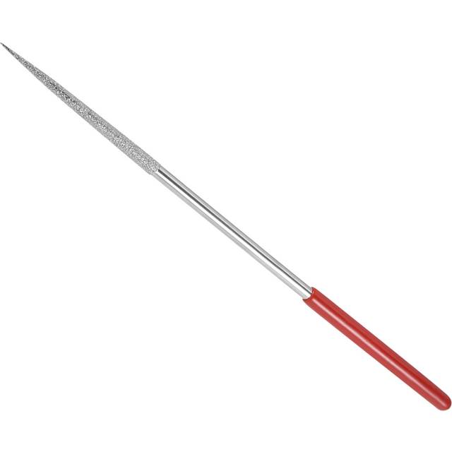 Diamond coated needle file 150grit 4x160mm round file for glass stone