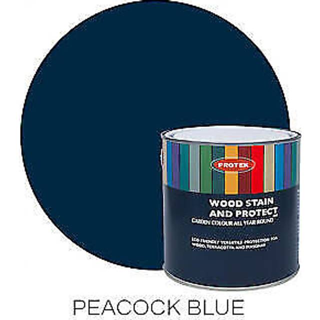 Protek Wood Stain & Protector - Peacock Blue 1 Litre