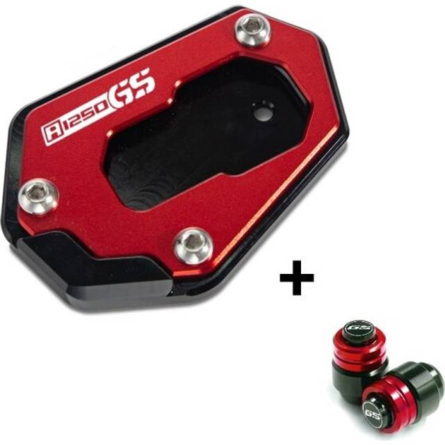 (red) Motorcycle Side Bracket Enlarged Extension Bracket Accessories