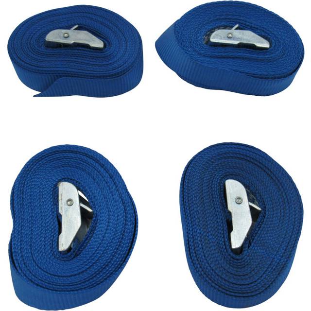 Cambuckle Tie Down Straps 25MM 450KG 5M x4 (Lashing Cargo Secure)