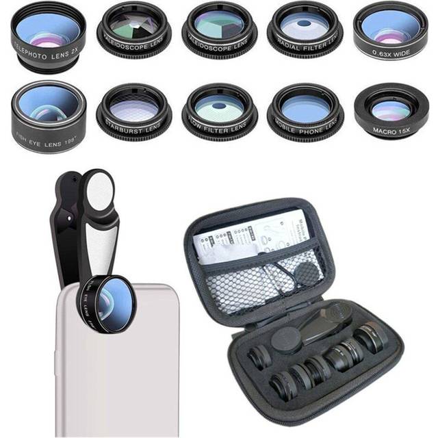 (Standard, 2) Camera Lenses 10 In Cell Phone Kit Wide Angle And Macro