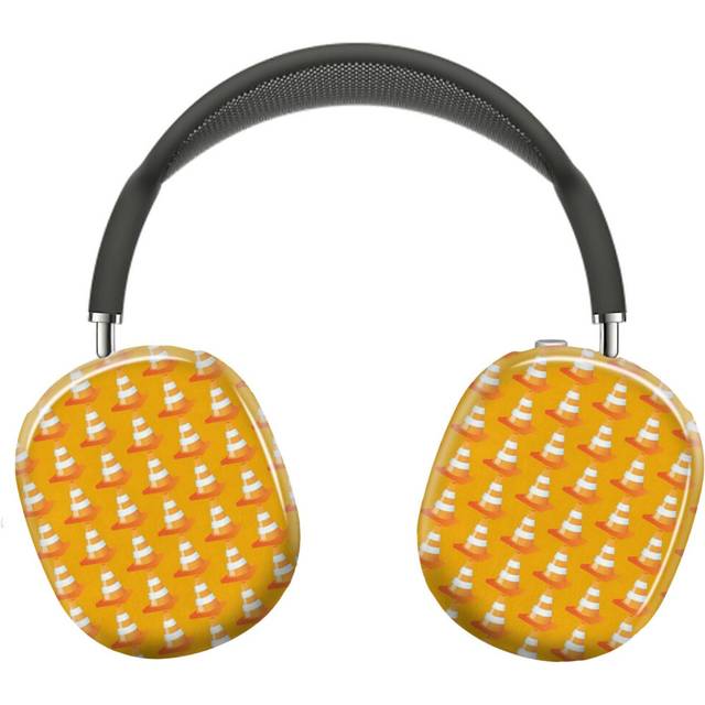 (Traffic Cone Funny Road Marker Roadworks Design_5203) Protective Cover for AirPods Max Headphones Aesthetic Print Snap On Cases