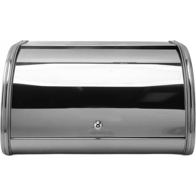 Bread Box American Style Small Flat Side Metal Bread Storage Bin for Bread Cake Doughnut Biscuit L