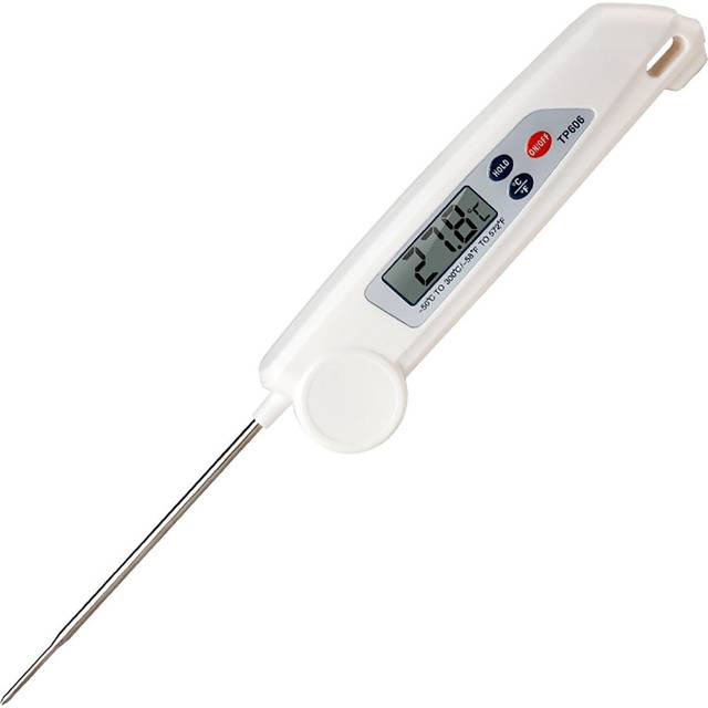 Foldable Probe Meat Thermometer High Accuracy Food Grill Thermometer for Home Kitchen Outdoors BBQ