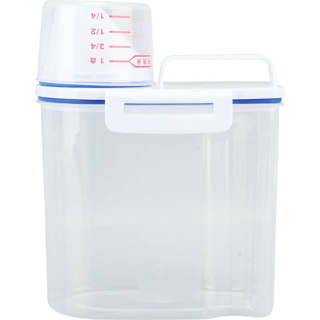 Rice Storage Bin Cereal Containers Dispenser Airtight Pour Spout Food Storage Container With L