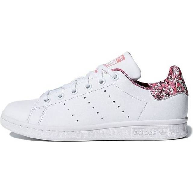 (GS) adidas Originals Stan Smith J Shoes 'White Pink' CM8189 - White/Pink - 4