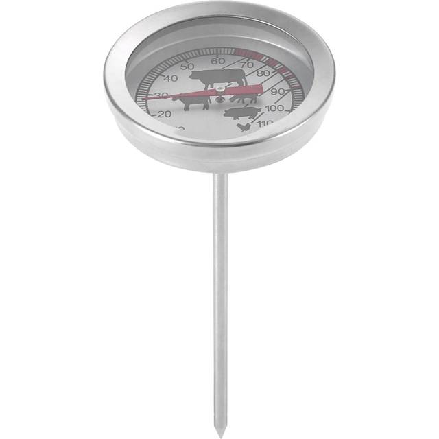 Stainless Steel BBQ Meat Milk Kitchen Thermometer Grill Cooking Food Probe white