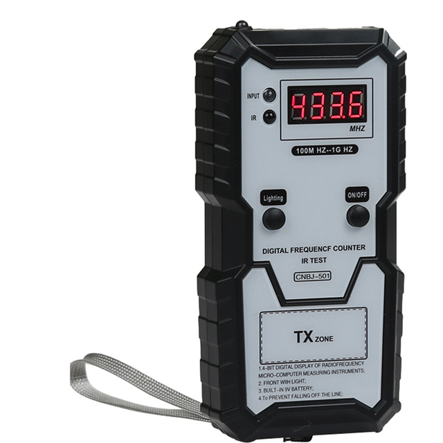 Car Keys Infrared Frequency Tester 100M-1GHZ 4-Bit Digital