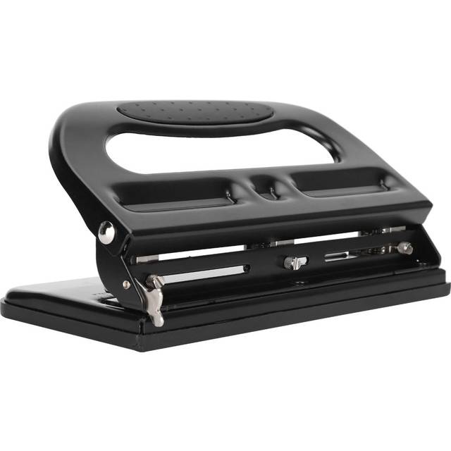 3 Hole Punch Adjustable Desktop Hole Puncher Manual Punching Machine Office Supplies 9633