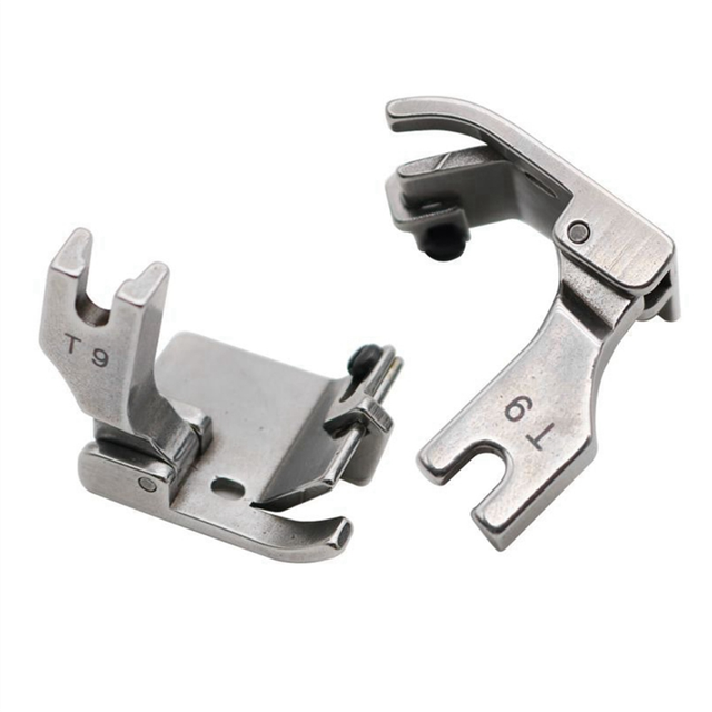 2Pcs T9 Universal Presser Foot Adjustable Hemming and 3-In-1 Multifunctional Sewing Machine