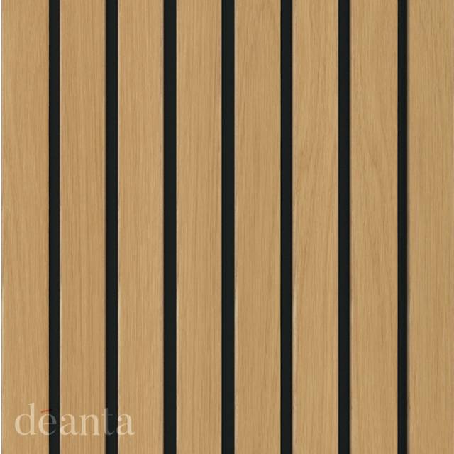 Deanta Immerse Acoustic Oak Plus Slat Wall Panelling