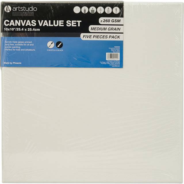 Canvas Value Set - Black and White / 25.4cm - Art Studio