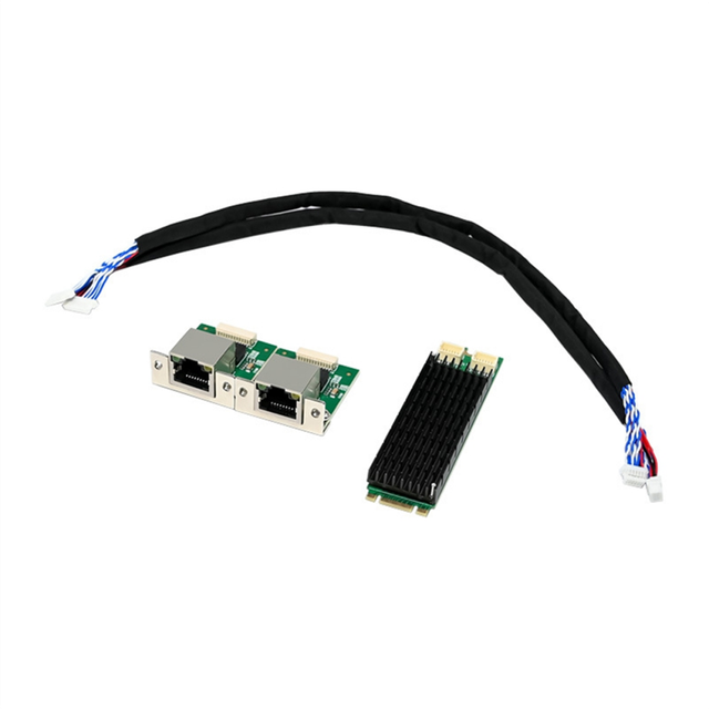 ST7465 M.2 B+M I226-T2 Industrial Grade 2.5G Gigabit Ethernet Card I225V PCIE Dual Electrical Port Network